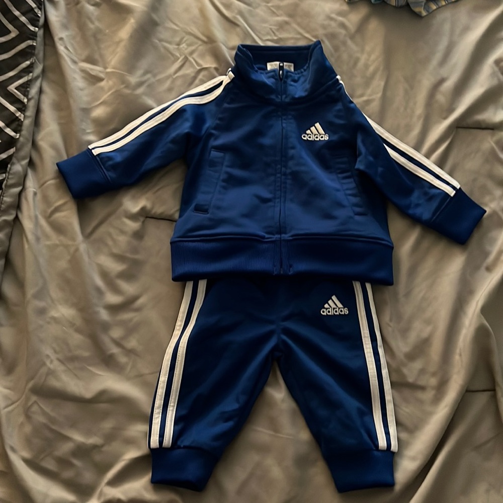 Adidas track suit for toddlers size 3m